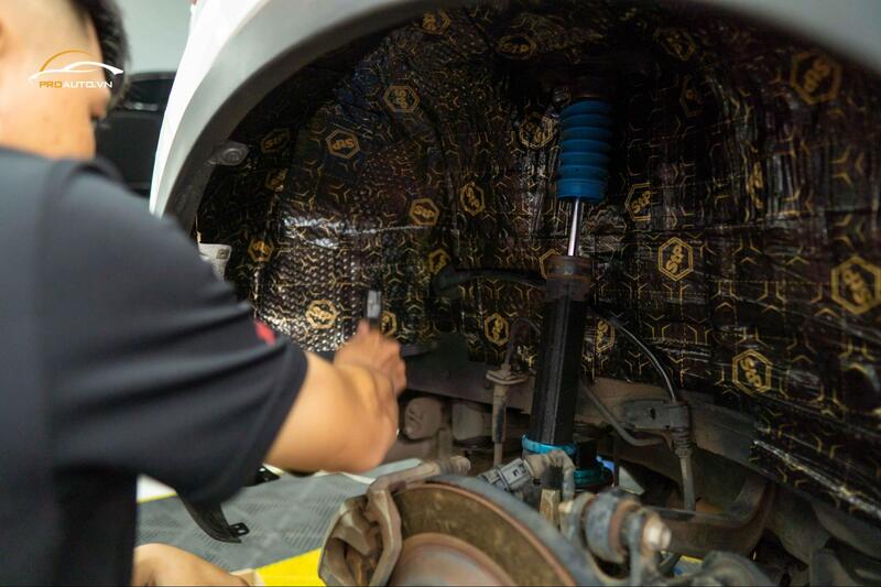Thi công cách âm chống ồn ô tô PROAUTO.VN