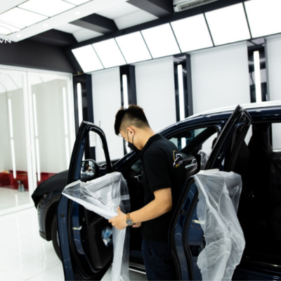 Thi công dán phim cách nhiệt tại PROAUTO.VN