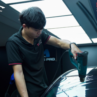 thi cong dan phim cach nhiet xe hoi tai proautovn 2