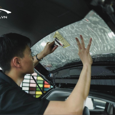 Thi công dán phim cách nhiệt xe ô tô tại PROAUTO.VN