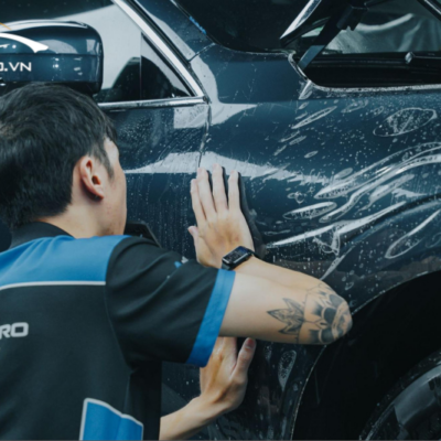 Thi công dán PPF bảo vệ lớp sơn xe 