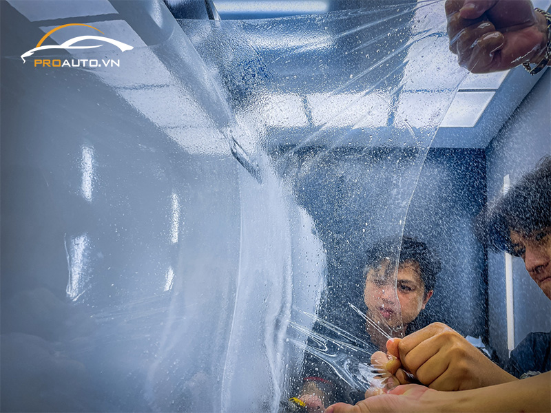 Thi công dán PPF SAP chính hãng tại PROAUTO.VN