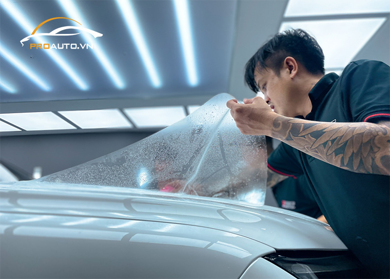 Thi công dán PPF SAP tại PROAUTO.VN