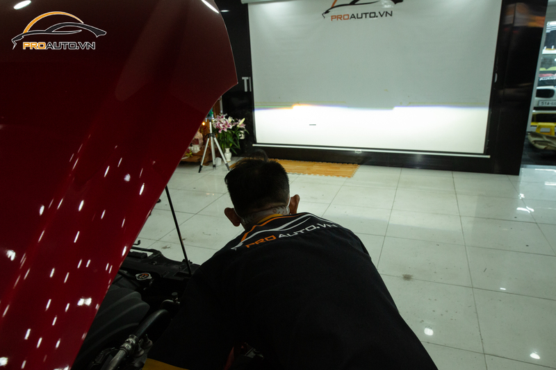 Thi công đèn tại ProAuto.vn 