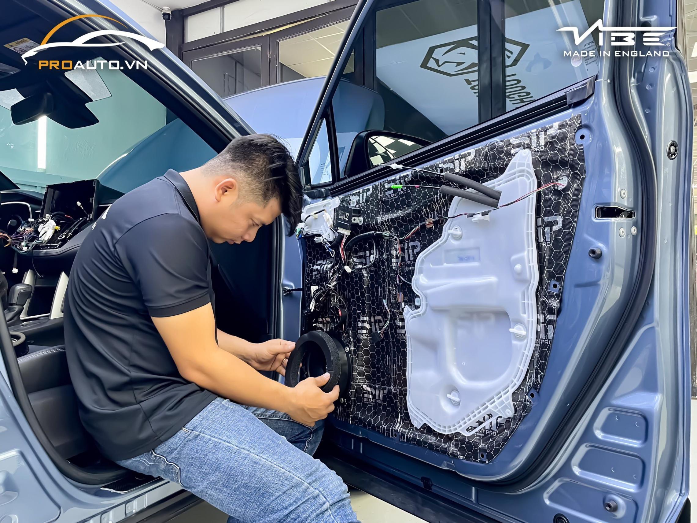 Thi công độ âm thanh xe hơi Vibe tại PROAUTO.VN