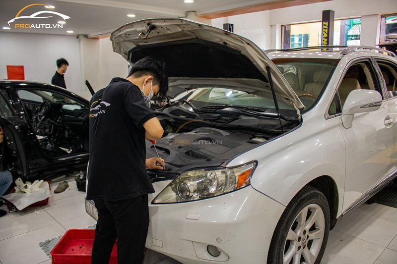 Thi công độ đèn xe ô tô tại PROAUTO.VN