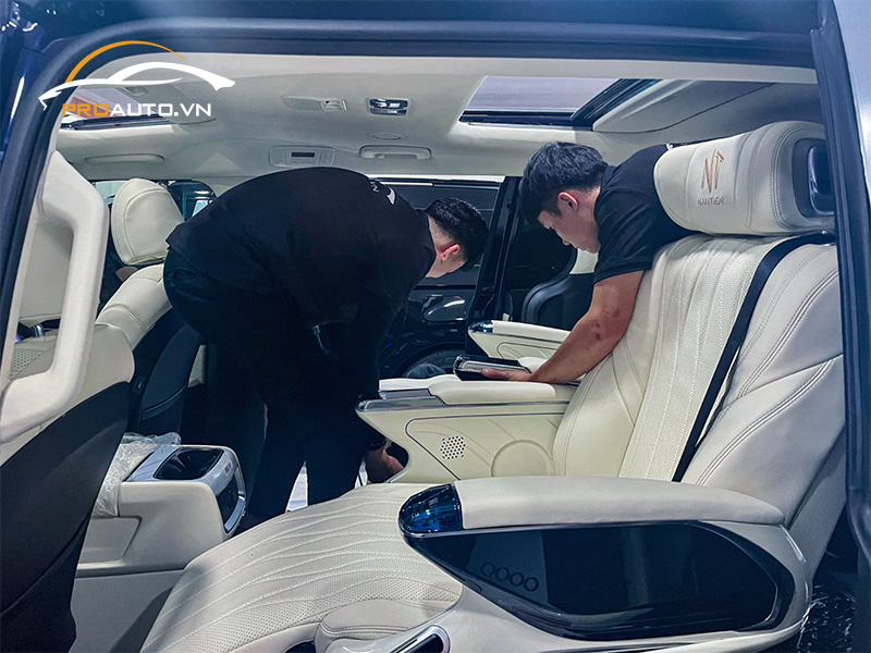 Thi công độ ghế Limousine ô tô, xe hơi chính hãng tại PROAUTO.VN