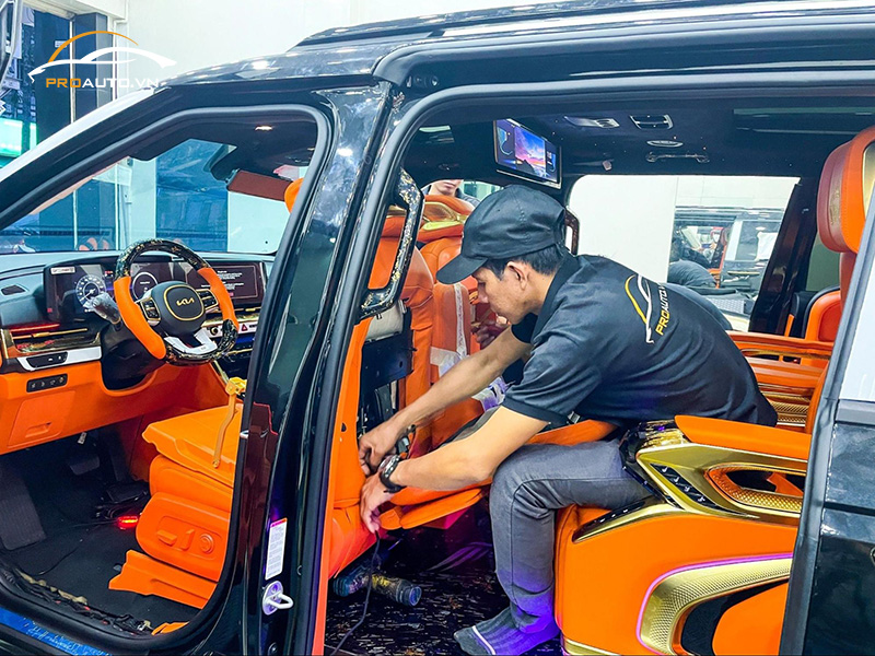 Thi công độ Limousine ô tô