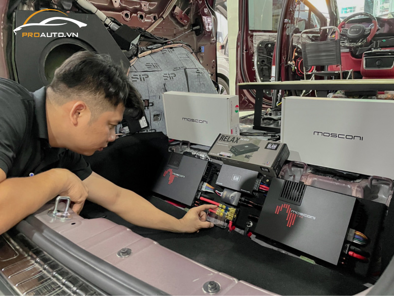 Thi công độ loa ô tô tại PROAUTO.VN