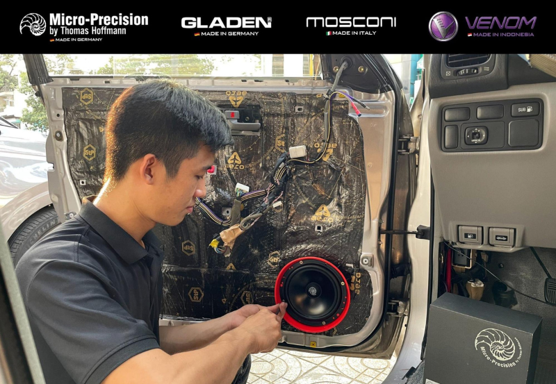 Thi công độ loa xe Volkswagen Vilorantại PROAUTO.VN