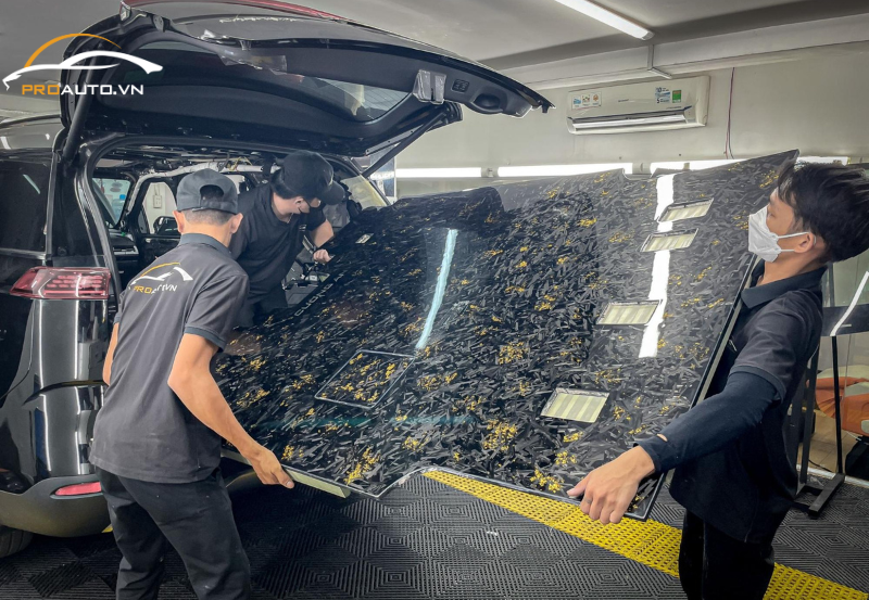 Thi công độ sàn ô tô tại uy tín, chất lượng tại PROAUTO.VN