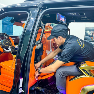 thi cong lap dat ban xep hongyi tai proautovn 2