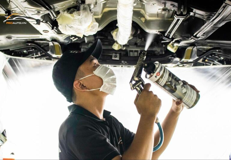 Thi công Phủ gầm xe Hyundai Palisade chuyên nghiệp