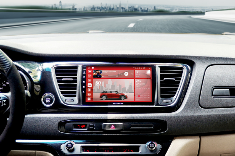 Thiết kế màn hình ô tô Gotech sang trọng, giao diện thông minh