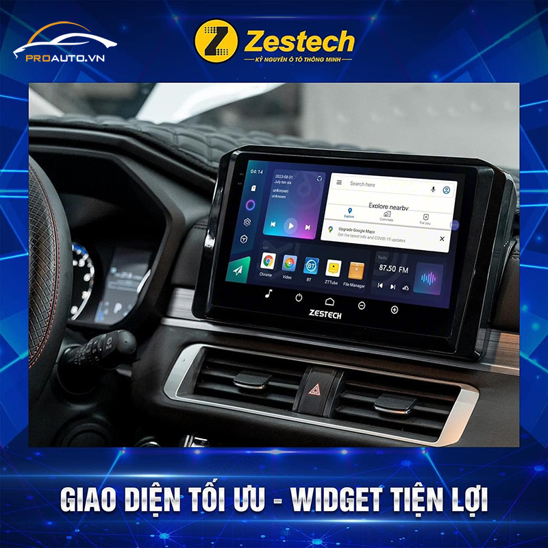 Thiết kế màn hình Zestech ZX10+