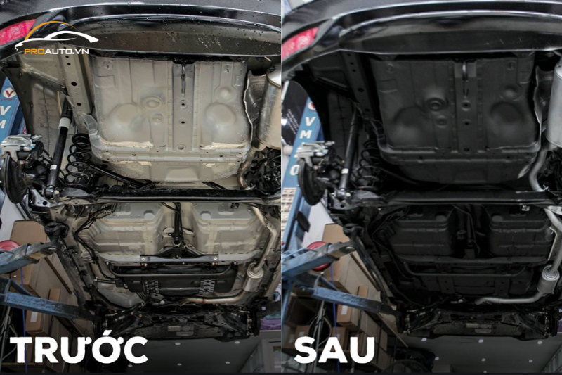 Thời điểm phủ gầm xe ô tô tốt nhất