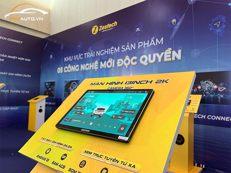 Tích hợp camera 360 – Quan sát toàn cảnh trên màn hình Zestech ZX10+