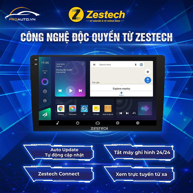 Top 5 công nghệ độc quyền của Zestech
