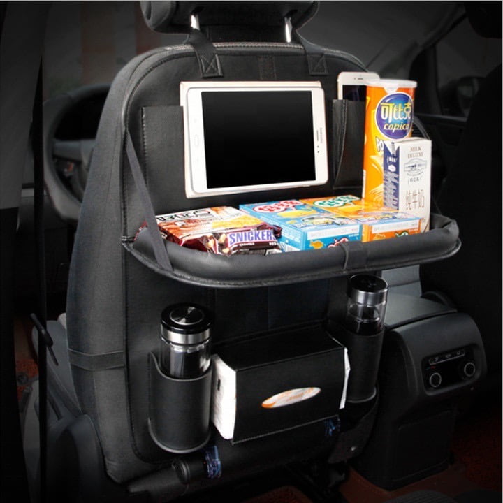 Túi da treo đồ đa năng ghế sau ô tô