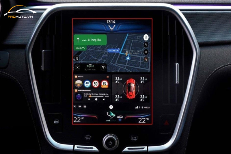 Tương thích màn zin hầu hết dòng xe hiện hành, tùy biến dọc - ngang linh hoạt