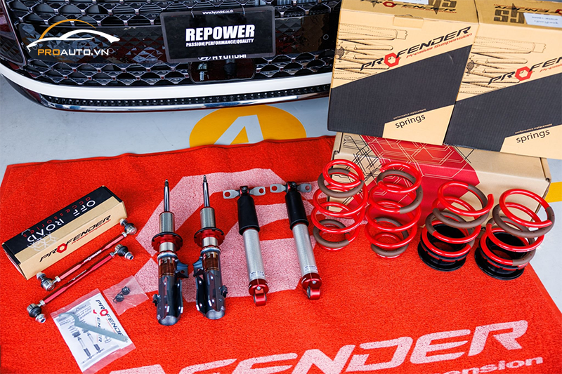 Ưu điểm khi độ phuộc giảm xóc Profender Fitz