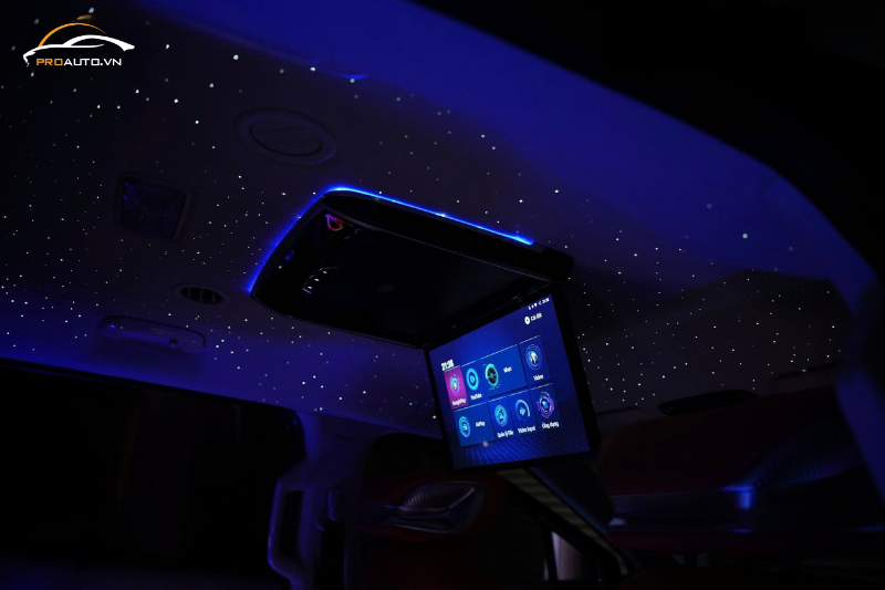 Vận hành ổn định, tiết kiệm điện khi độ trần ánh sao xe ô tô.