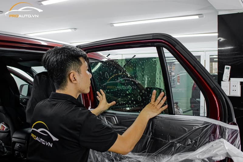 Dán Phim Cách Nhiệt Xe Ford Everest - Ảnh 5