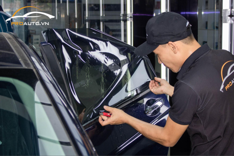 Vị trí dán phim cách nhiệt