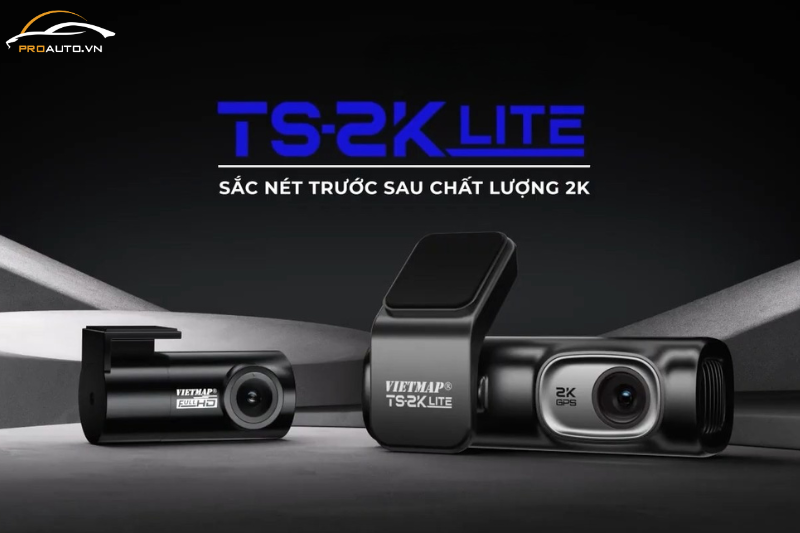Vị trí lắp đặt camera hành trình Vietmap TS-2K Lite