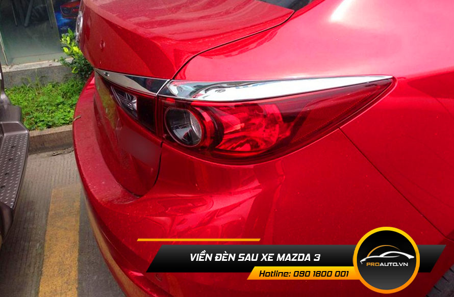 Viền đèn sau xe Mazda 3