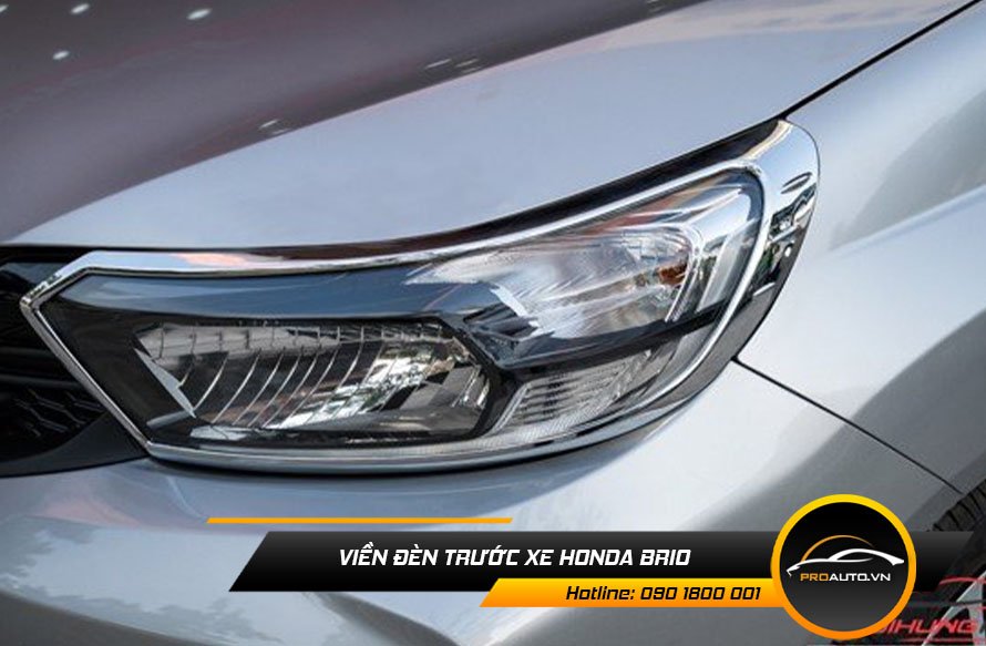 Viền đèn trước xe Honda Brio