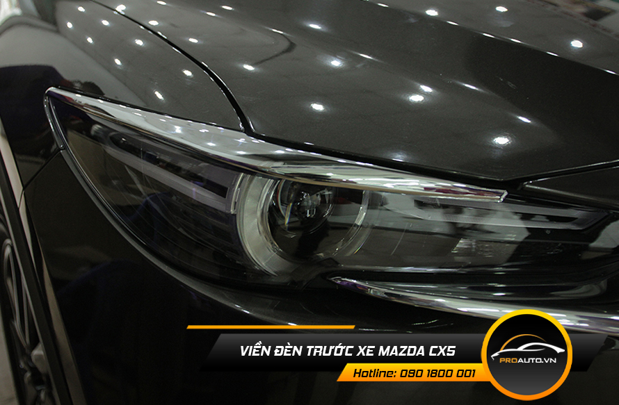 Viền đèn trước xe Mazda Cx5
