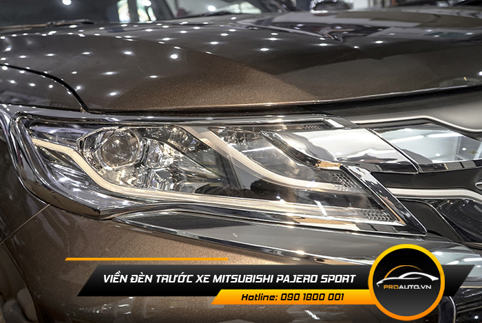 vien den truoc xe mitsubishi pajero sport