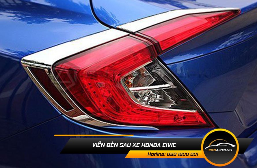 Viền đèn trước sau xe Honda Civic
