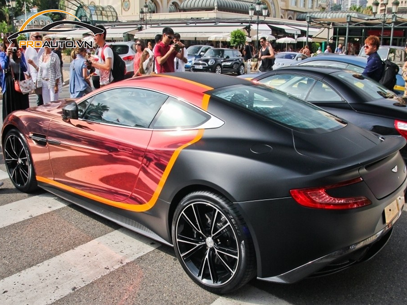 Bảng giá dán wrap đổi màu xe Aston Martin Vanquish
