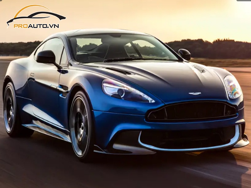 Dán wrap đổi màu xe Aston Martin Vanquish