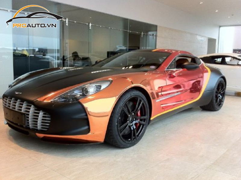 Dán wrap đổi màu Aston Martin One-77