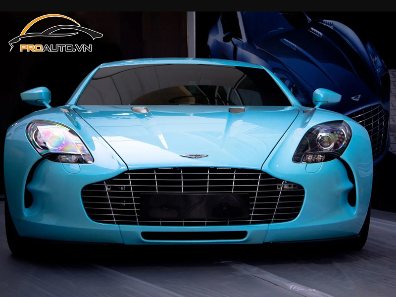 Dán wrap đổi màu xe Aston Martin One-77
