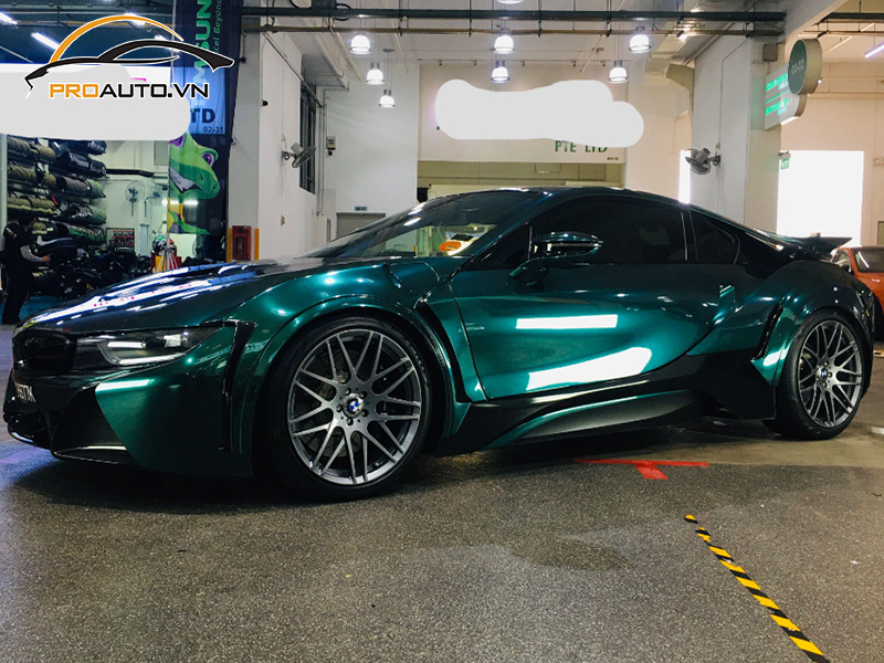 Dán wrap đổi màu BMW i8
