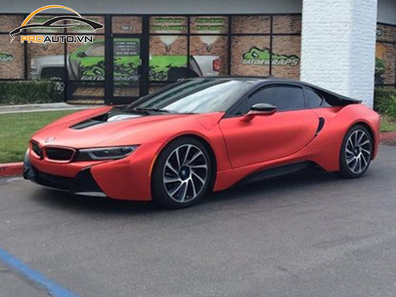 Wrap Đổi Màu Xe BMW i8 - Ảnh 6