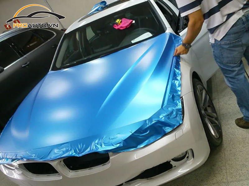 Dán wrap đổi màu xe BMW Series 3