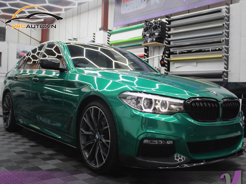 Wrap đổi màu xe BMW Series 5