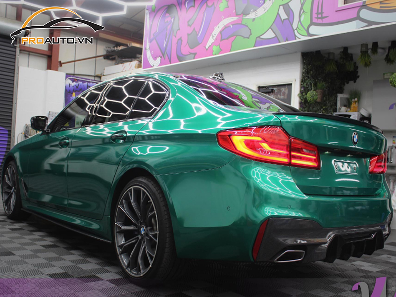Wrap đổi màu xe BMW Series 5