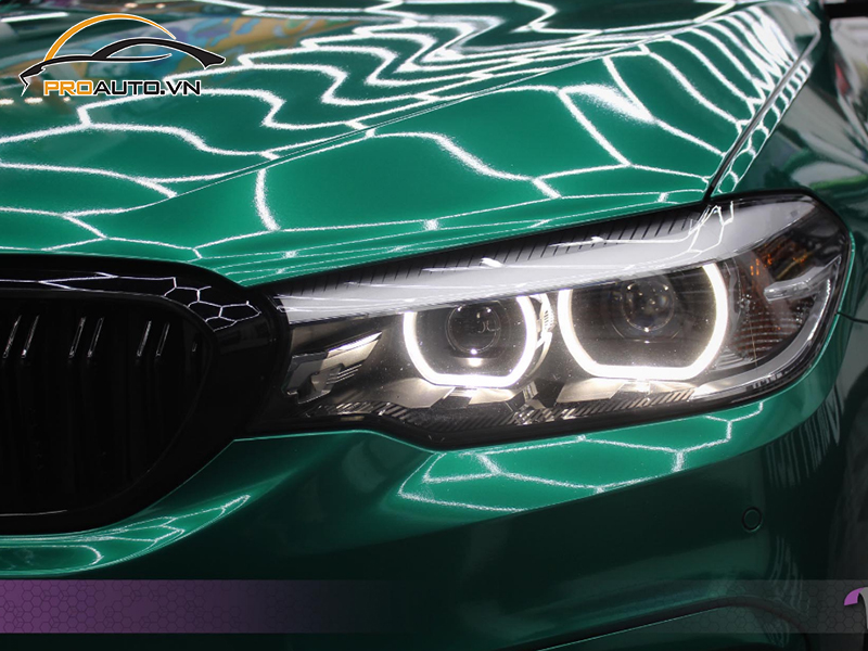 Dán wrap đổi màu xe BMW Series 5