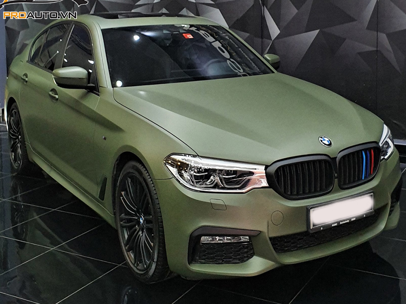 Bảng giá dán wrap đổi màu xe BMW Series 5