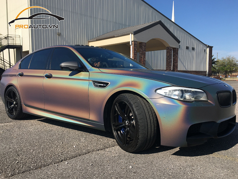 Dán wrap đổi màu BMW Series 5