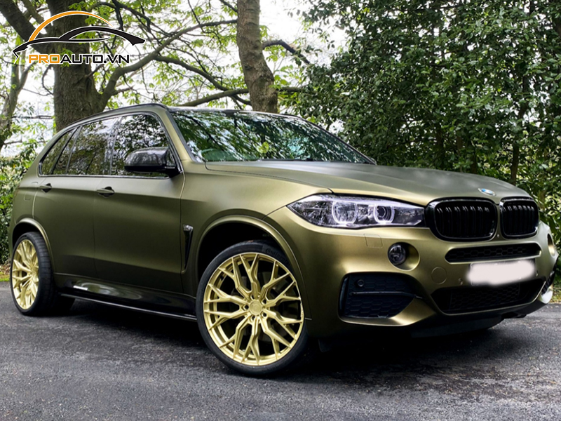 Dán wrap đổi màu xe BMW X Series