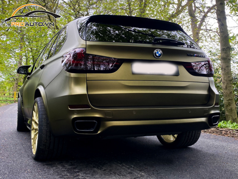 Dán wrap đổi màu xe BMW X Series