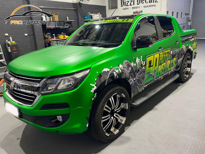 Wrap đổi màu xe Chevrolet Colorado