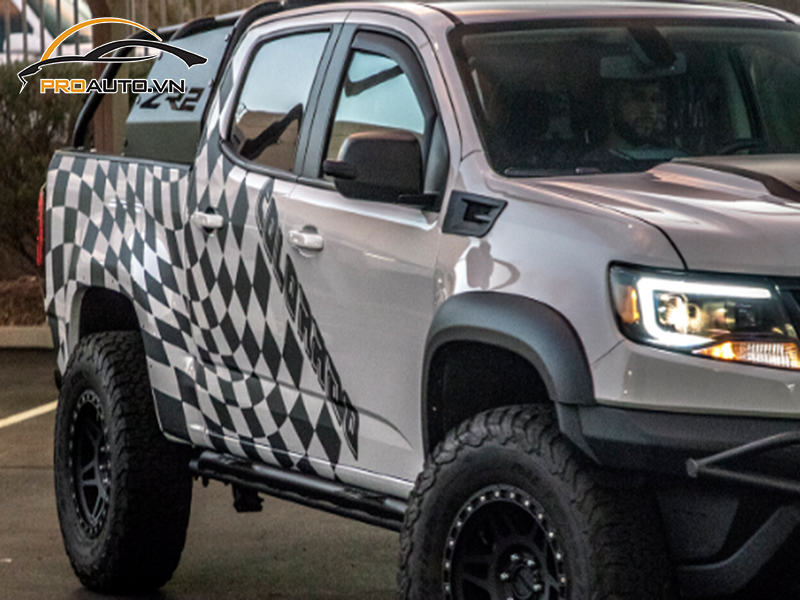 Dán wrap đổi màu Chevrolet Colorado